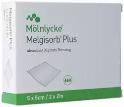 Melgisorb Alginat-Verband 5x5cm steril