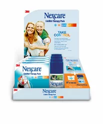 3M Nexcare ColdHot Promo CDU Display 12 Comfort + Spray/Set