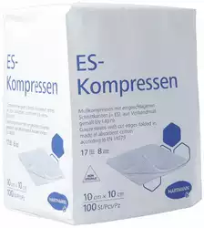 Hartmann ES Kompressen 8fach 10x10cm