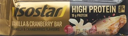 isostar High Protein Riegel Vanilla & Cranberry
