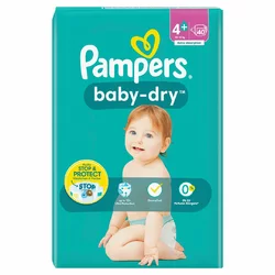 Pampers Baby-Dry Baby Dry Gr4+ 10-15kg Maxi Plus Sparpack