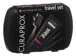 Curaprox Travel Set Black is White