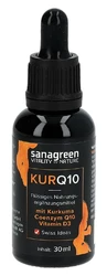 KURQ10 sanagreen mizellierter Kurkuma Extrakt mit Q10 und D3