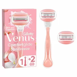 Gillette Venus Comfortglide Rasierapparat Spa Breeze mit 2 Klingen