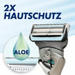 Gillette SkinGuard Sensitive Systemklingen Flexball 4 Stück + Handstück