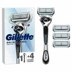 Gillette SkinGuard Sensitive Systemklingen Flexball 4 Stück + Handstück