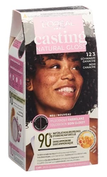 L'ORÉAL PARIS CASTING NATURAL Gloss Coloration 123 Black Ganache