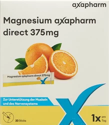 Magnesium Axapharm direct Sticks 375 mg