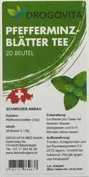 Drogovita Pfefferminzblätter Tee