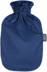 Fashy Wärmflasche 2l Flauschbezug marine