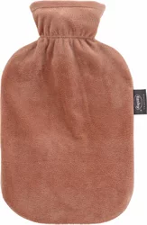 Fashy Wärmflasche 2l Flauschbezug braun