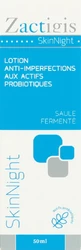 Zactigis SkinNight Lotion gegen Hautunreinheiten mit probiotischen Wirkstoffen