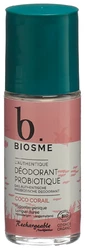 BIOSME PARIS Deodorant probiotisch Roll-on Coco corail Nachfüllbar