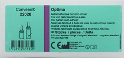 Conveen Optima Kondom Urinal 28mm/8cm selbsthaftend latexfrei