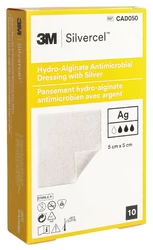 SILVERCEL Hydroalginat Kompressen 5x5cm (n)