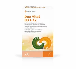 LIVSANE Duo Vital D3 + K2 Kapsel