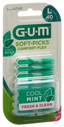 GUM SOFT-PICKS Soft-Picks Comfort Flex Large Mint