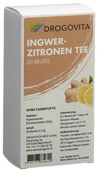 Drogovita Ingwer-Zitronen Tee