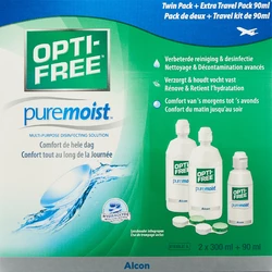 Opti Free PureMoist Multifunktions-Desinfektionslösung 2x300ml + 90ml