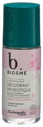 BIOSME PARIS Deodorant probiotisch Roll-on Blanc de coton Nachfüllbar