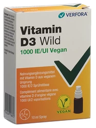 Vitamin D3 Wild Spray 1000 IE vegan