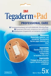 3M Tegaderm 9x15cm Wundkissen 4.5x10cm