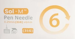 SOL-M Pen Nadel 31G 0.25x6