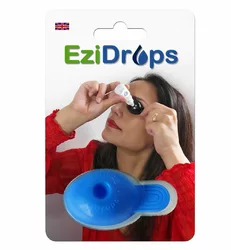 Ezidrops Augentropfenapplikator blau