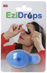 Ezidrops Augentropfenapplikator blau