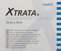 Xtrata pansement transparent 10cmx10m fixation hypoallergénique avec du lipo-gel