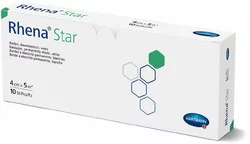 Rhena Star Elastische Binde 4cmx5m weiss offen