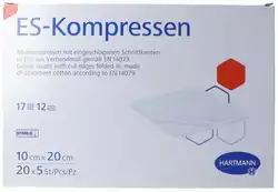 MediSet ES-Kompresse Typ 17 10x20cm 12 fach steril