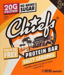Chiefs Protein Bar Salty Caramel