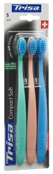 Trisa Zahnbürste Compact Soft soft Trio