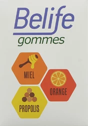 Belife gommes Propolis Honig-Orange