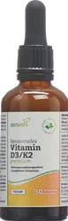 sanasis Vitamin D3/K2 liposomal premium vegan