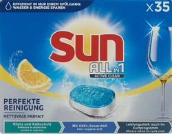 SUN All-in-1 Active Clean tabs Lemon