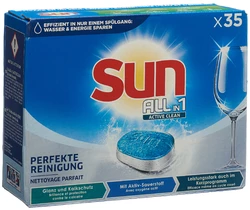 SUN All-in-1 Active Clean Tabs Regular