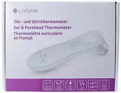 LIVSANE Ohr- und Stirnthermometer