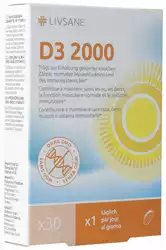 LIVSANE Vitamin D3 2000 Weichkaps