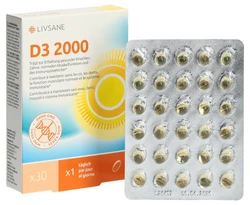 LIVSANE Vitamin D3 2000 Weichkaps