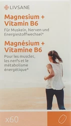 LIVSANE Magnesium + Vitamin B6 Tablette