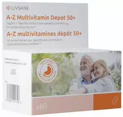 LIVSANE A-Z Multivitamin Depot 50+ Tablette