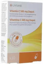 LIVSANE Vitamin C Depot Kapsel 500 mg