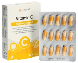 LIVSANE Vitamin C Depot Kapsel 500 mg