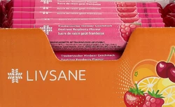 LIVSANE présentoir sucre de raisin goût framboise 15x17 pièces