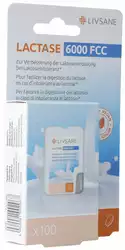 LIVSANE Lactase 6000 FCC Tablette