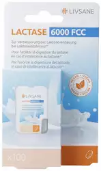 LIVSANE Lactase 6000 FCC Tablette