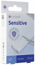 LIVSANE Premium Sensitive Pflaster 1mx6cm