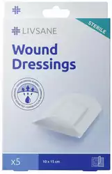 LIVSANE Sterile Wound Dressings 10x15cm